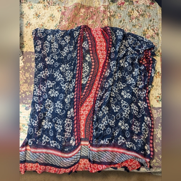 Print Tassel Kimono - Picture 5 of 8